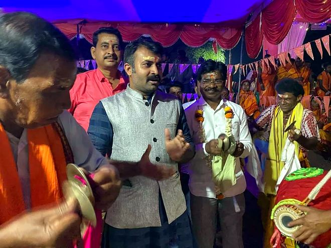 At a community cultural programme